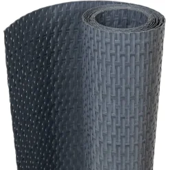 vidaXL Vallas De Jardín-Toldos para balcón 10 uds ratán sintético 255x19 cm