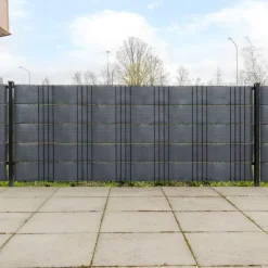 vidaXL Vallas De Jardín-Toldos para balcón 10 uds ratán sintético 255x19 cm