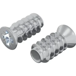 vidaXL Tornillo 2 pcs Plateado M6 x 12 mm Hierro Clearance