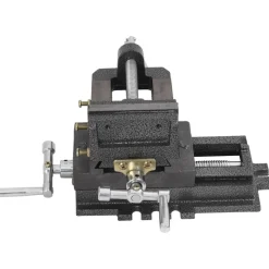 vidaXL Herramientas-Tornillo de banco manual carro transversal 78 mm