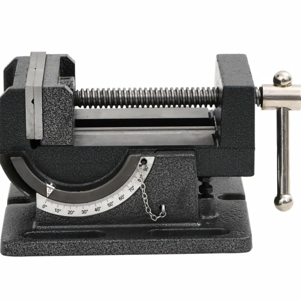 vidaXL Tornillo de banco inclinable manual 110 mm New