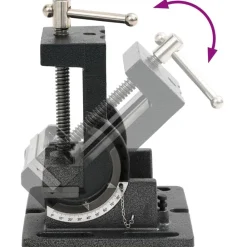 vidaXL Tornillo de banco inclinable manual 110 mm New