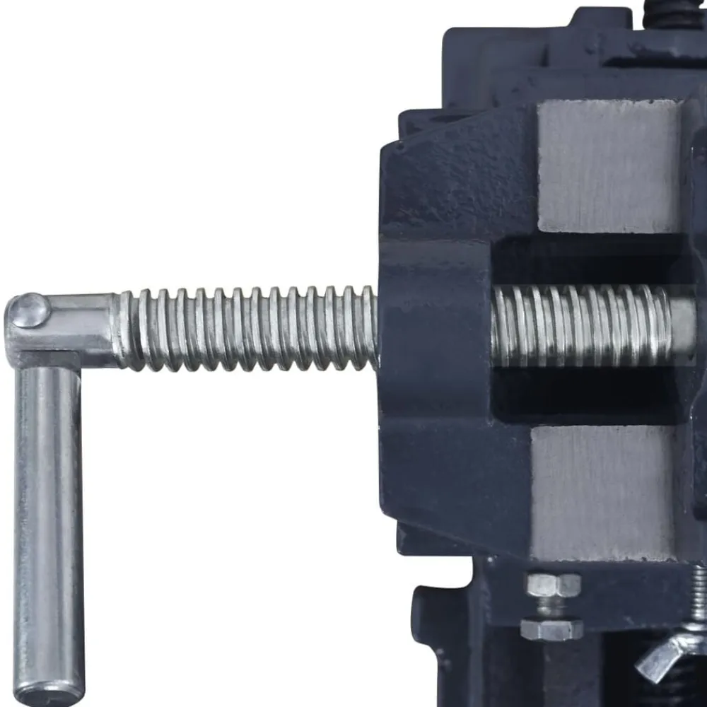 vidaXL Tornillo de banco manual carro transversal 70 mm Clearance