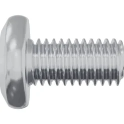 vidaXL Tornillo de Bloqueo Liso 2 pcs Plateado M6 x 12 mm Acero Hot