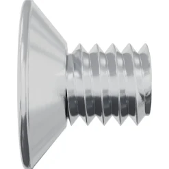 vidaXL Accesorios De Bricolaje-Tornillos de Cabeza Avellanada 2 pcs Plateado M4 x 6 mm Acero