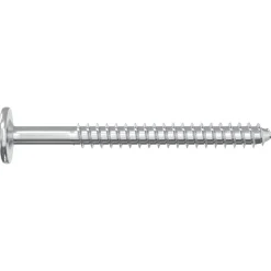 vidaXL Accesorios De Bricolaje-Tornillos de Madera 2 pcs Plateado M6 x 70 mm Acero