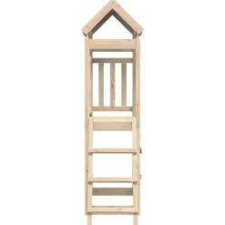 vidaXL Torre de Juego Marrón Madera de pino macizo
