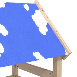 vidaXL Torre de Juego Marrón Madera de pino macizo