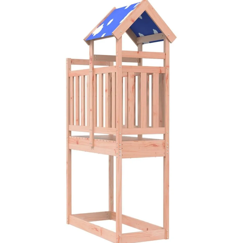 vidaXL Torre de Juego Marrón Madera Sólida de Douglas