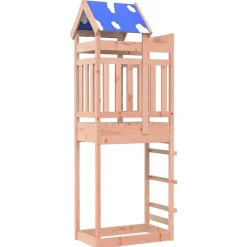 vidaXL Torre de Juego Marrón Madera Sólida de Douglas New
