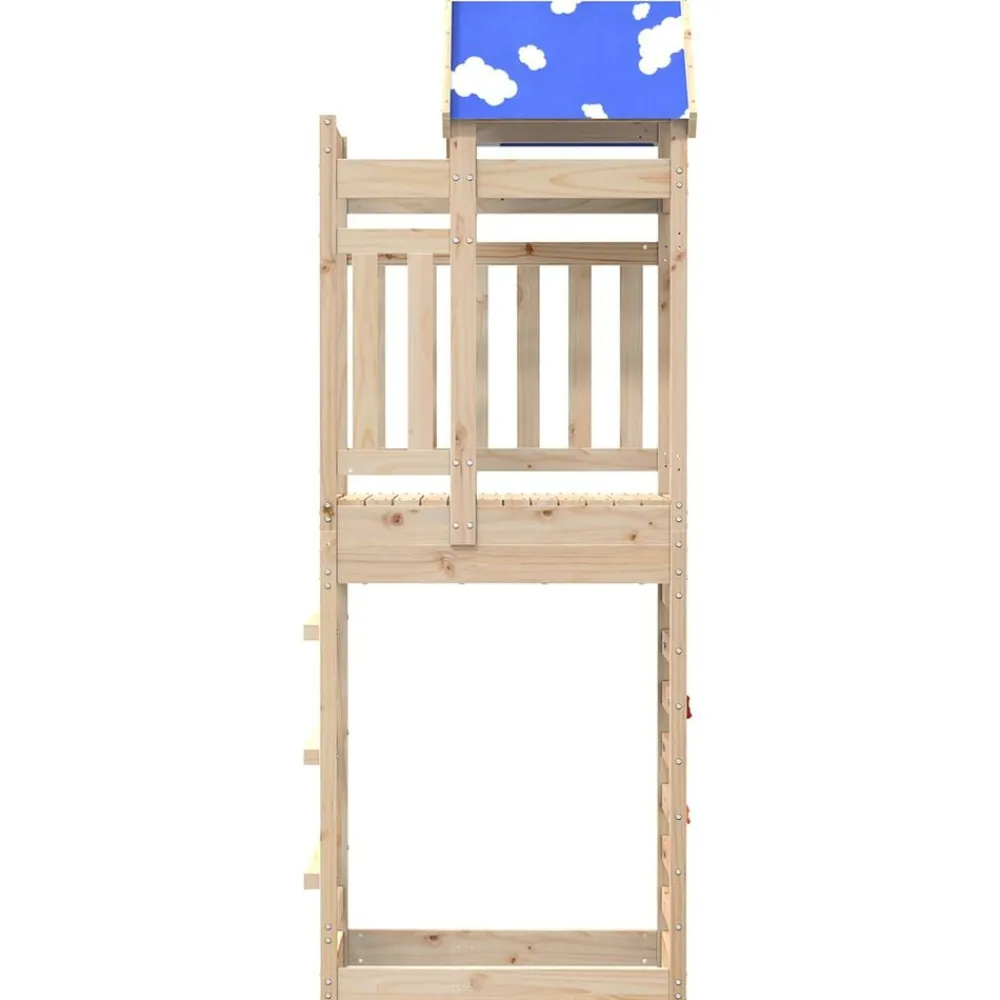 vidaXL Torre de Juego Marrón 85 x 52,5 x 239 cm Madera de pino macizo Sale