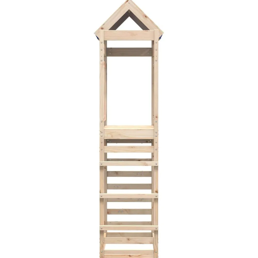 vidaXL Torre de Juego Marrón 85 x 52,5 x 239 cm Madera de pino macizo Sale