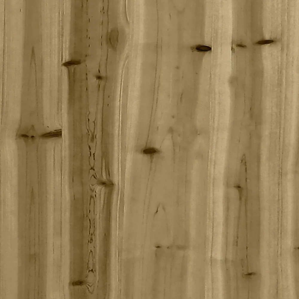 vidaXL Torre de Juego Marrón Madera Sólida Impregnada