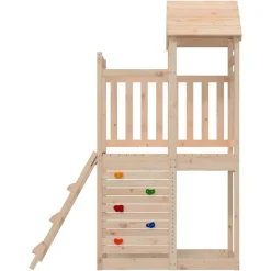 vidaXL Torre de Juego Marrón Madera de pino macizo Outlet