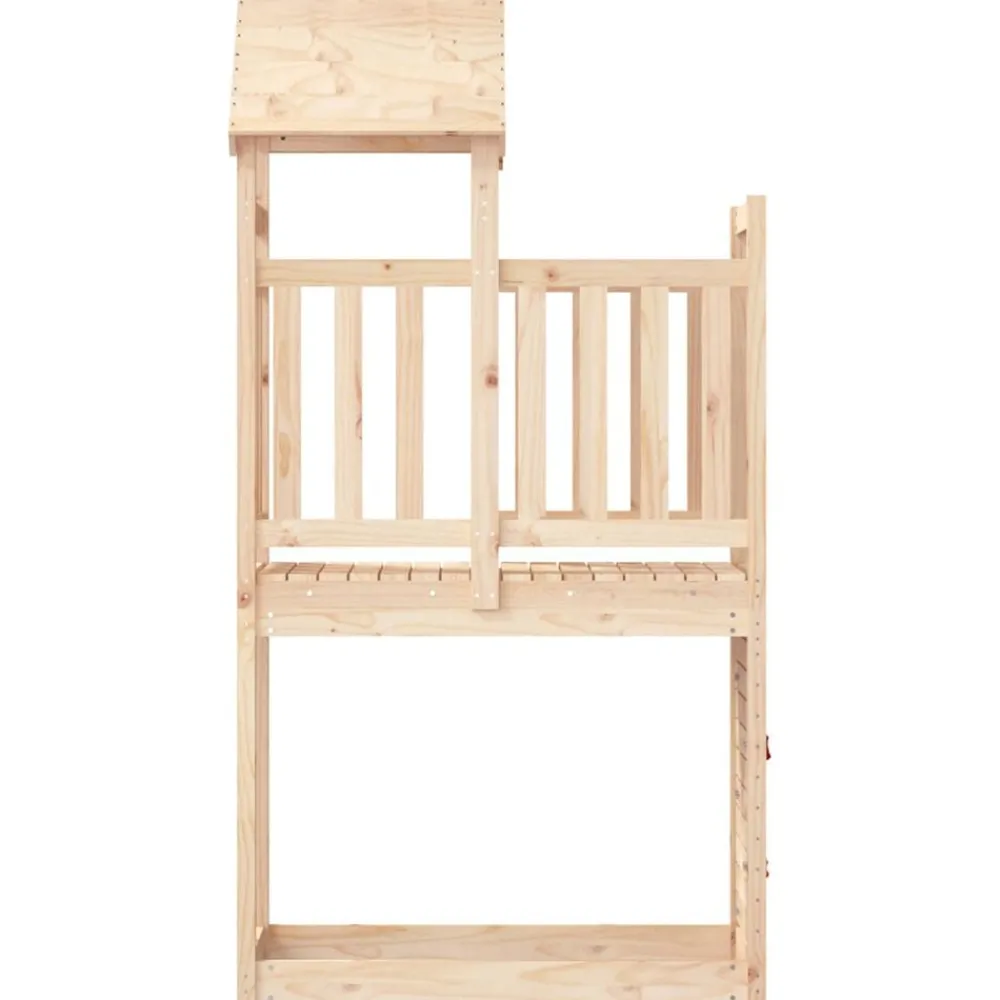 vidaXL Torre de Juego Marrón 53 x 110,5 x 214 cm Madera de pino macizo Discount