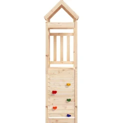 vidaXL Torre de Juego Marrón 53 x 110,5 x 214 cm Madera de pino macizo Discount