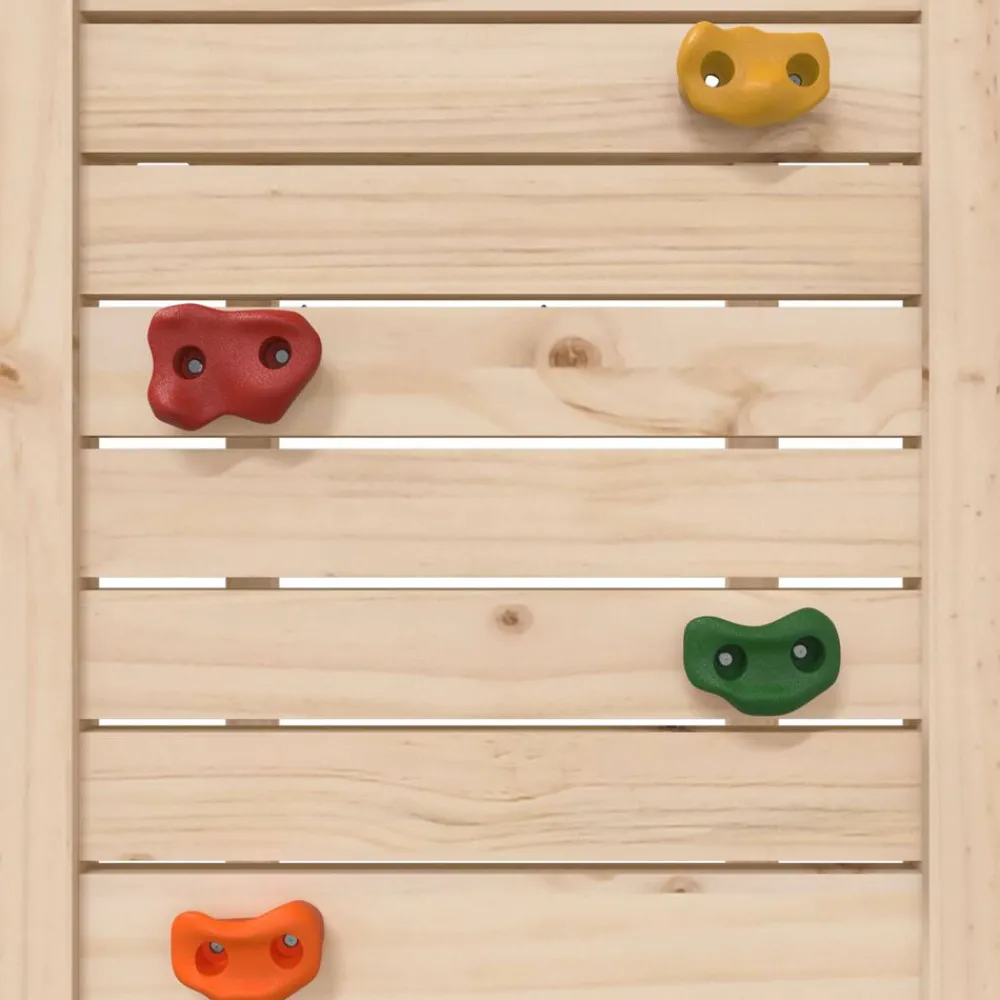 vidaXL Torre de Juego Marrón 53 x 110,5 x 214 cm Madera de pino macizo Discount
