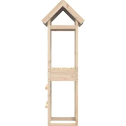 vidaXL Torre de Juego Marrón Madera de pino macizo