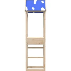 vidaXL Torre de Juego Marrón Madera de pino macizo