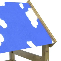 vidaXL Torre de Juego Marrón Madera Sólida Impregnada Sale