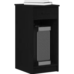vidaXL Mobiliario De Oficina-Torre de ordenador con cajón 35x45x77 cm