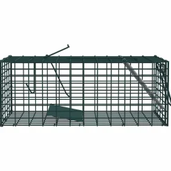 vidaXL Actividades Al Aire Libre-Trampa para Animales Verde 31 x 13 x 12cm Acero