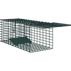 vidaXL Actividades Al Aire Libre-Trampa para Animales Verde 31 x 13 x 12cm Acero