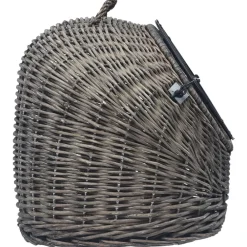 vidaXL Transportín para gatos sauce natural 45x35x35 cm Gris Online