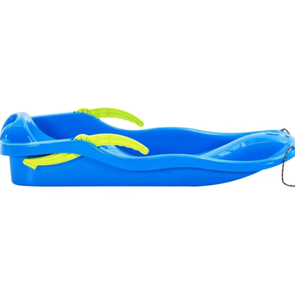 vidaXL Trineo con frenos polipropileno 87x40x18 cm Azul Online