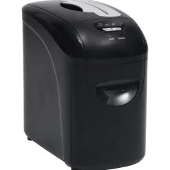 vidaXL Material De Oficina-Trituradora de papel 10 hojas microcorte negra
