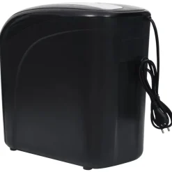 vidaXL Material De Oficina-Trituradora de papel 10 hojas microcorte negra