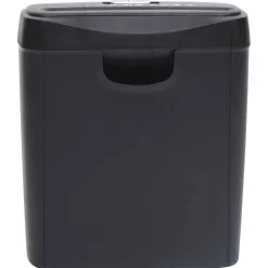 vidaXL Material De Oficina-Trituradora de papel cortadas en tiras 6 hojas negro