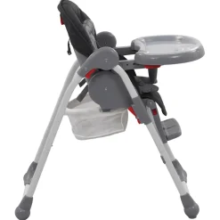 vidaXL Trona de bebé Gris Hot