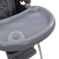 vidaXL Trona de bebé Gris Hot