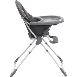 vidaXL Trona de bebé y blanco Gris Discount