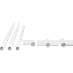 vidaXL Tubo de PVC 2 pcs 12,2 x 1,8 x 500 mm PP, PE Discount