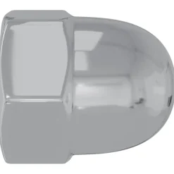 vidaXL Tuerca 2 pcs Plateado M6 x 10 mm Hierro Clearance