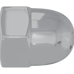 vidaXL Tuerca 2 pcs Plateado M6 x 10 mm Hierro Clearance
