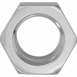 vidaXL Accesorios De Bricolaje-Tuerca Hexagonal 2 pcs Plateado M6 Metal