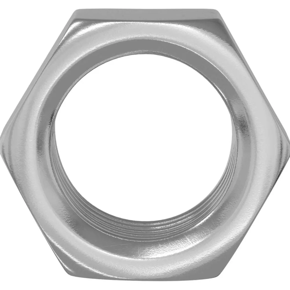 vidaXL Tuerca Hexagonal 2 pcs Plateado M6 Metal New