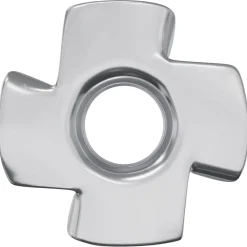 vidaXL Tuerca T dentada 2 pcs Plateado M6 mm Acero Hot