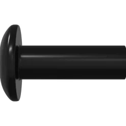 vidaXL Tuercas de Manga 2 pcs Negro M4 x 14,5 mm Metal Online