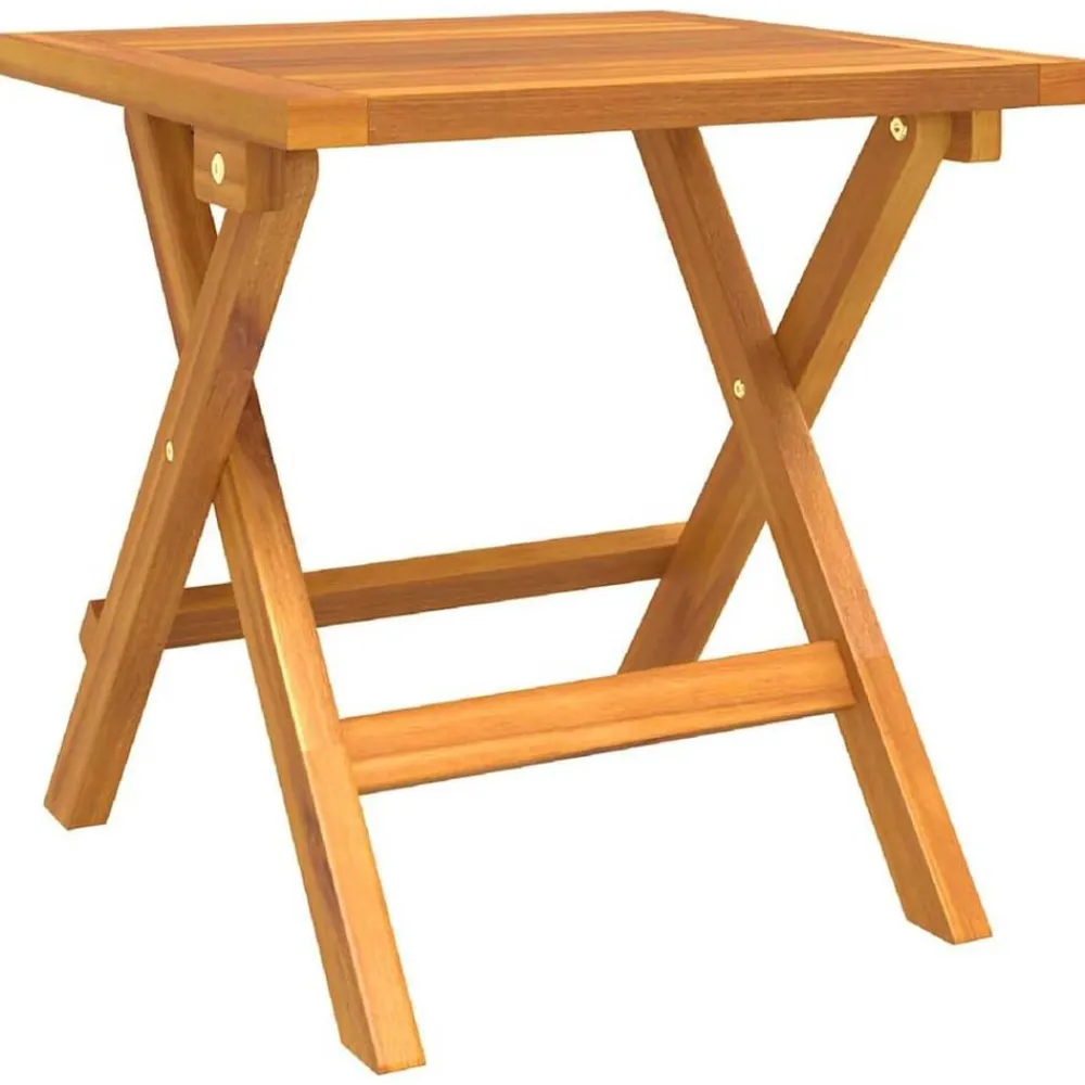 vidaXL Muebles De Jardín-Tumbona 3 pcs Marrón Madera de Acacia Sólida