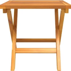vidaXL Muebles De Jardín-Tumbona 3 pcs Marrón Madera de Acacia Sólida