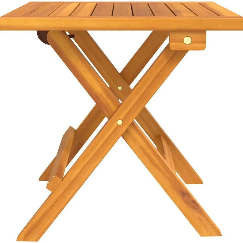 vidaXL Muebles De Jardín-Tumbona 3 pcs Marrón Madera de Acacia Sólida