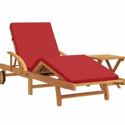vidaXL Muebles De Jardín-Tumbona 2 pcs Madera de Acacia Sólida