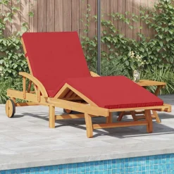 vidaXL Muebles De Jardín-Tumbona 2 pcs Madera de Acacia Sólida