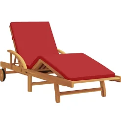 vidaXL Muebles De Jardín-Tumbona 2 pcs Madera de Acacia Sólida