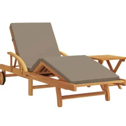 vidaXL Muebles De Jardín-Tumbona 2 pcs 200 x 67 x 84 cm Madera de Acacia Sólida