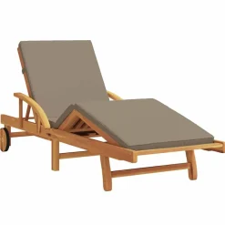 vidaXL Muebles De Jardín-Tumbona 2 pcs 200 x 67 x 84 cm Madera de Acacia Sólida